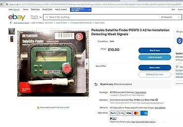 Ostali merni alati: Parkside Satellite Finder PSSFS 3 A2 – alat za precizno pronalaženje — 2