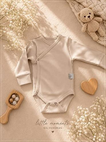 little: Набор детской одежды для малышей: 1) Боди-майка салатового цвета с — 7