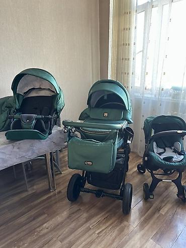 Коляски: Детская коляска-трансформер 2 в1 и коляска автокресло цвет — 1