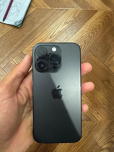 iphone 14 pro 512: IPhone 14 Pro, Б/у, 256 ГБ, Black Titanium, Чехол, 79 % — 1