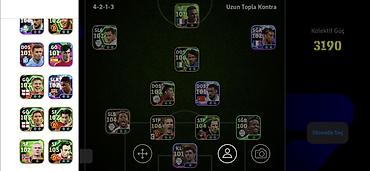 oyuncu rolu: EFootball oyun hesabı – yüksək reytinqli ulduz kolleksiyası - Oyun — 3