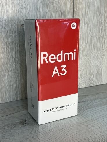 ош тилифон: Redmi, Redmi A3, Жаңы, 128 ГБ, 2 SIM