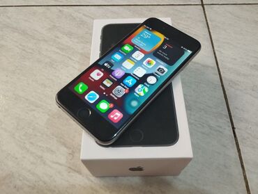 apple 6s: IPhone 6s, 128 GB, Gümüşü, Zəmanət, Barmaq izi, Simsiz şarj