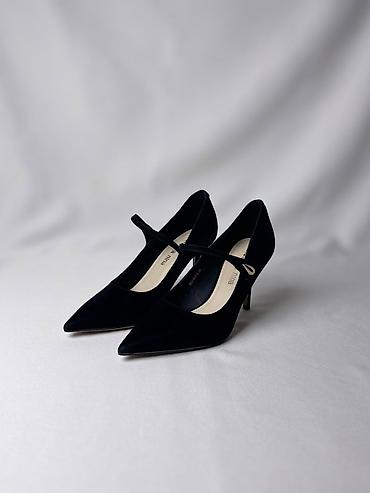 гаухар: Туфли-лодочки Mary Jane на шпильке - Цвет: глубокий черный - Форма — 3