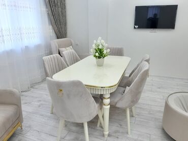 Masa və oturacaq dəstləri: Qonaq otağı üçün, Yeni, Dördbucaq masa — 3