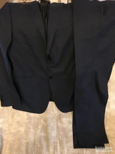 Odela: Dvodelno odelo, XL (EU 54), L (EU 52), bоја - Tamnoplava, Vuna — 3