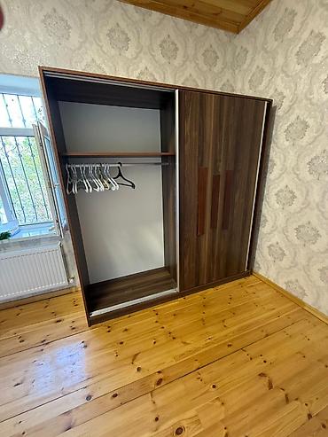 wkaf: Güzgülü sürgülü qapılı şkaf - Material: ağac teksturalı — 3