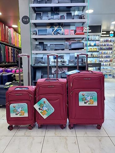Çamadanlar: Swiss Tourister yumşaq korpuslu çamadan dəsti – 3 ölçü - Rəng: tünd — 1