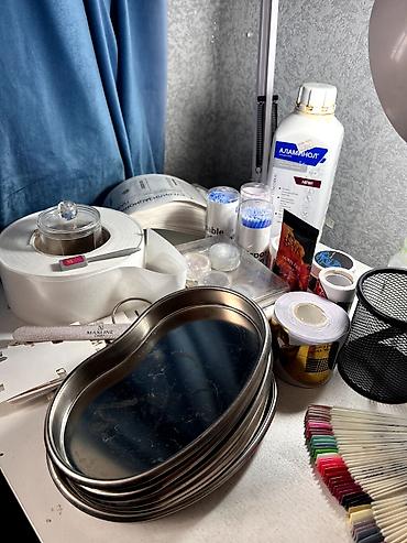 Инструменты и тележки для инструментов: Большой набор для маникюра и дизайна ногтей (кабинетная работа) — 10