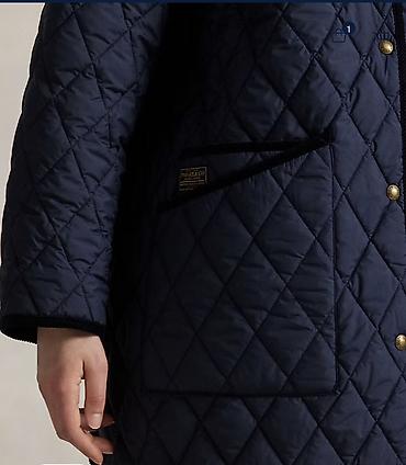 зимный пальто: Стеганая куртка Polo Ralph Lauren, женская, размер L, большемерит - — 5