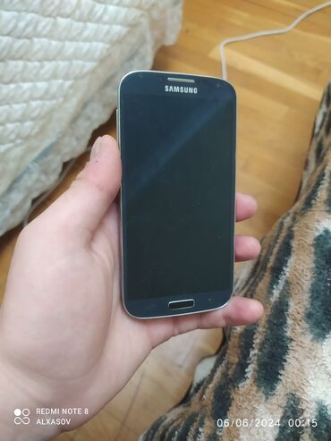 samsung grand 2: Samsung Galaxy S4, 16 GB, rəng - Qara, Barmaq izi