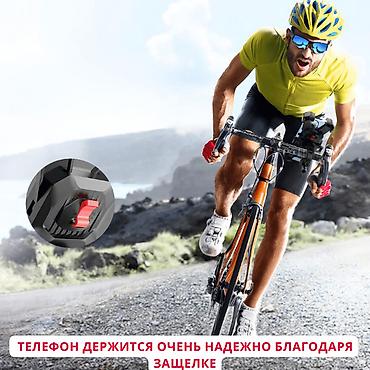 Велоаксессуары: Держатель для смартфона JoyRoom на велосипед или скутер или — 5