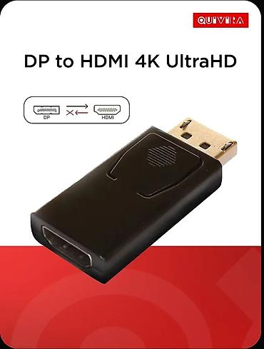 dtf printer: Dp hdmi, переходник display port - hdmi, оригинал, в наличие 10шт — 1