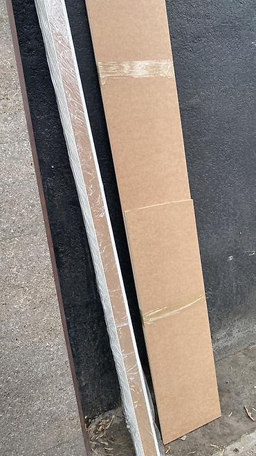 Стандартный плинтус: МДФ, Новый, цвет - Белый, Гарантия — 21