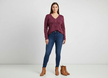sweter z odkrytymi ramionami sinsay: Светр жіночий, розмір 2XL
