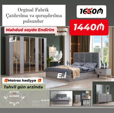 Masa və oturacaq dəstləri: Yataq desti yeni