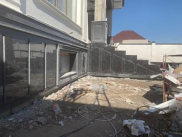 Фасадные плиты Сары-Таш (Травертин): Фасадные утиплит домов Сары таш гранит балясины перила лесинца и.т — 7