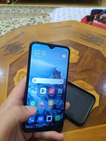Samsung: Redmi Note 8, 32 GB, rəng - Qara, Sensor, İki sim kartlı