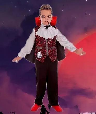 bunda kaput: Kostim Drakula (120–130 cm) 🧛‍♂️🦇 Mališani sada mogu postati pravi — 1