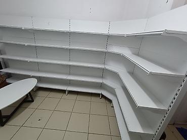 Стеллажи: Торговый стеллаж пристенный, модульная система - Тип: металлический — 5