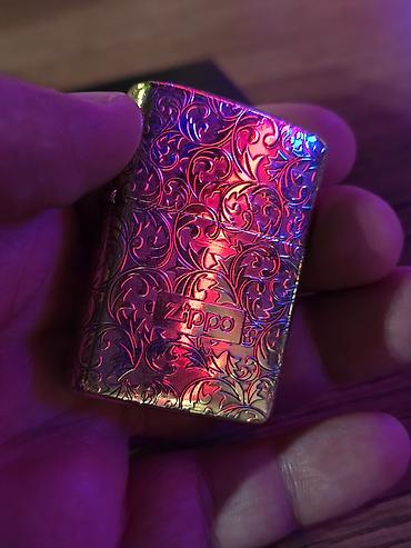 qızılın alışı: Zippo benzinli alışqan - Brend: Zippo - Korpus: metal, qızılı ton — 2