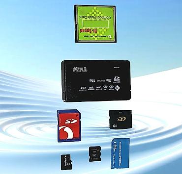 Digər ehtiyat hissələri: Çoxfunksiyalı KART OXUYUCU ADAPTERİ. SD, TF, CF kartları, eləcə də — 28
