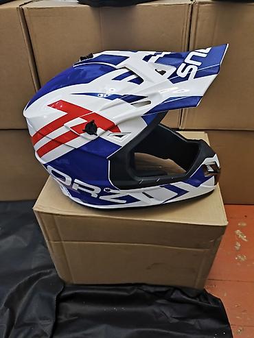 Шлемы: Мотошлем кроссовый (интеграл с визором-пиком) - Тип: полноразмерный — 10