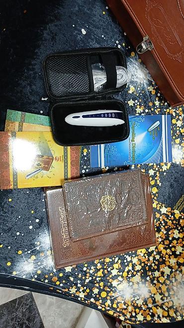 triko dest: Ağ rəngli, qara çexollu, qələm formalı rəqəmsal Quran oxuyucusu — 5
