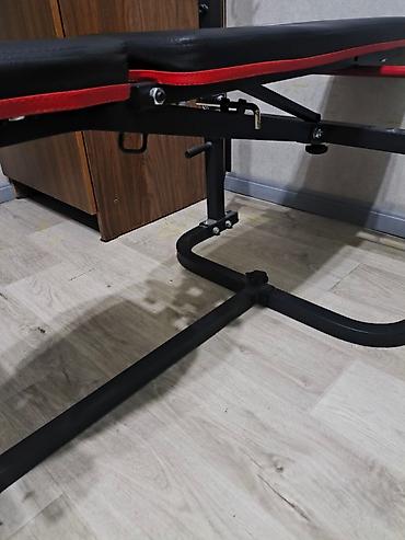 Скамьи для жима: 💪 Продам комплект для тренировок дома — скамья + гриф + 70 кг блинов — 4