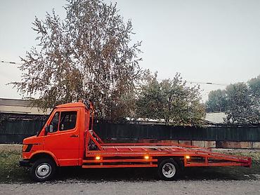 жесткий буксир для грузовых: Эвакуатор, Mercedes-Benz, 1994 г., Ломаная — 4