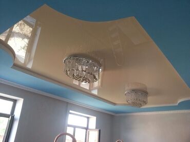 Натяжной потолок: Натяжной потолок Глянцевое, Матовое, 3D потолки Бесплатный замер, Гарантия, Бесплатная консультация — 9