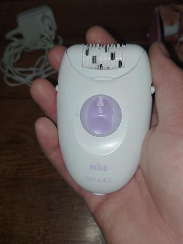 Električni depilatori: Braun Silk-épil 3 – epilator (model SE 3, Type 5320) - U paketu — 4
