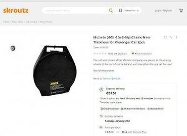 Alati za automobile: Michelin 2MX lance za sneg za putnička vozila – set od 2 komada - — 13