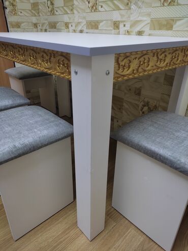 продам стол и стулья: Новый, Прямоугольный стол, Азербайджан