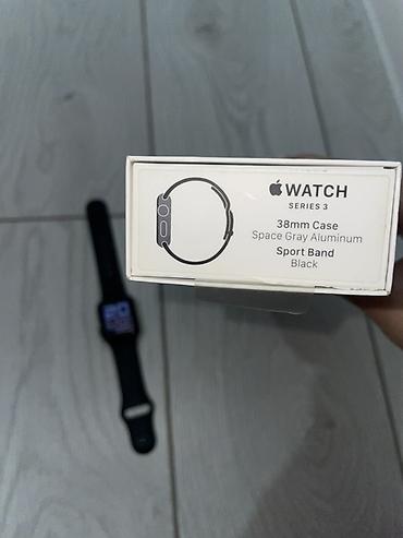 apple series 3: Apple Watch Series 3, 38 мм - Корпус: алюминий Space Gray - Ремешок — 2