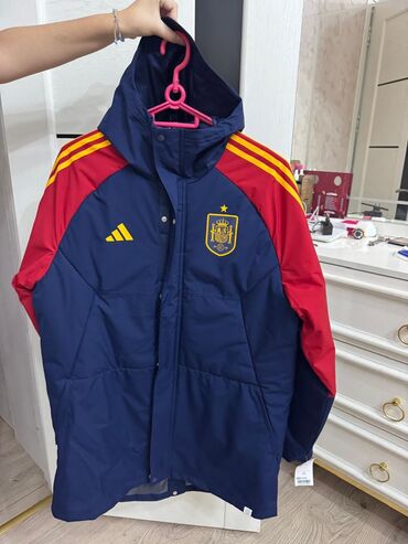 белые мужские куртки: Kurtka, Bolonka, Qış, Adidas, L