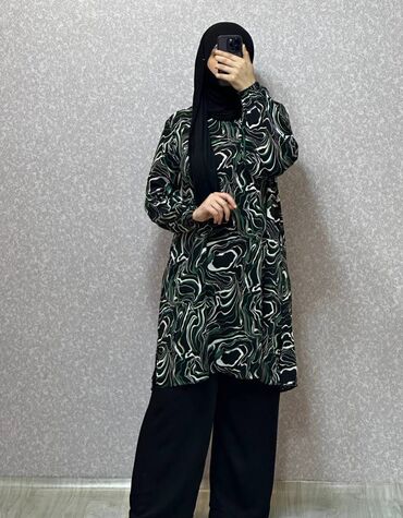 Dəstlər, kostyumlar: Hicab geyimi hicab paltarı dəst *Parça: Cesika (Mədinə ipəyi)* *Ölçü — 7