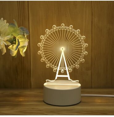купить светильник на фасад дома: Светильник ночник 3D колесо обозрения для детской спальни гостинная