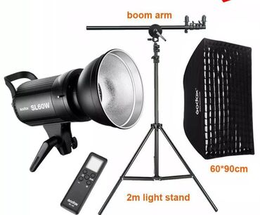 İşıqlandırma: Godox SL60W. Tep tezedir. Bir dəfə də olsun İstifadə olunmayıb