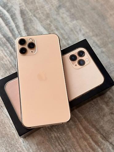 IPhone 11 Pro, цвет Gold, с коробкой. 256 ГБ, батарея 72%, телефон не