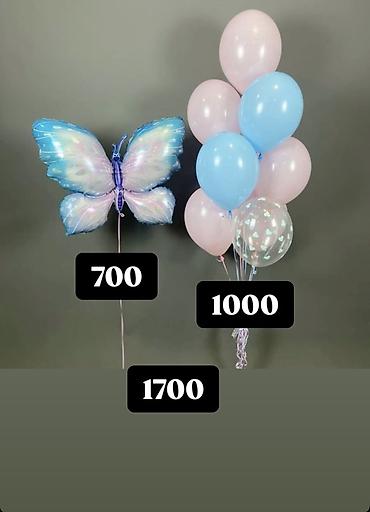 Шары: Воздушные шарики и готовые букеты - Набор «Перламутр и конфетти» — 7 — 62