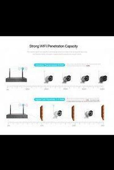 Kompleti za video nadzor: KIT Wi-Fi 5G 1080P 4kam. P2P cloud NVR+HDD 1TB HIKVISION. HDD 1TB — 10