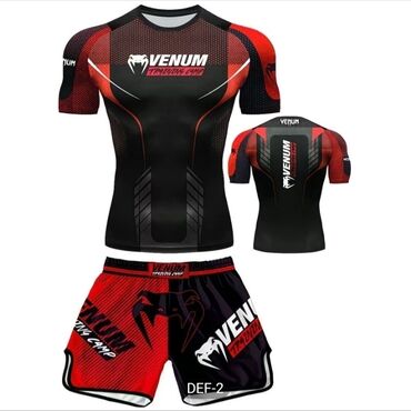 купить горнолыжный костюм мужской: Мужской спортивный костюм, 2XL (EU 44), Venum, Новый, цвет - Красный, Самовывоз, Платная доставка