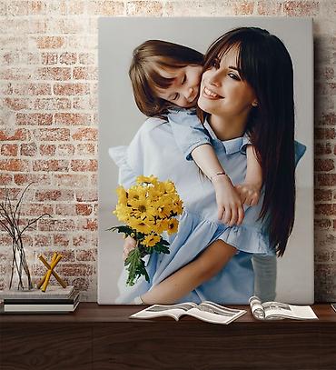 aile sekilleri: Foto-kətan çap xidməti - Seçdiyiniz fotonu peşəkar şəkildə kətana çap — 4