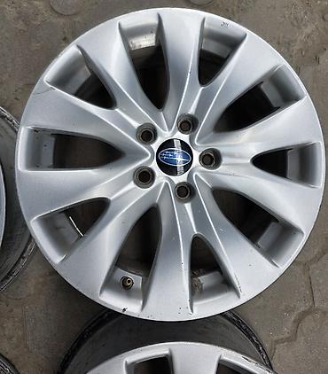 субару диск: Литые Диски R 17 Subaru, Комплект, отверстий - 5, Б/у — 4