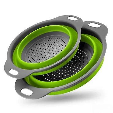 tupperware majstor za njoke: Kuhinjske silikonske sklopive cediljke 2/1 JM-611 NOVO. OPIS — 2