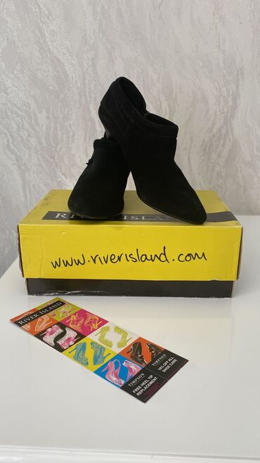 Botinka və botilyonlar: Ölçü: 39, rəng - Qara, Yeni — 15