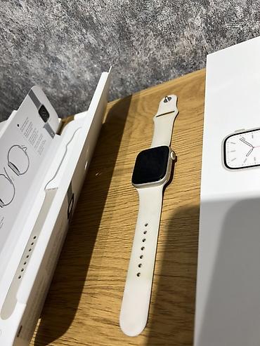 apple whatch 7: İşlənmiş, Smart saat, Apple, Suya davamlı, rəng - Ağ — 3