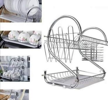Ostala kuhinjska oprema: Stalak za posudje - Ocedjivac/Susilica susac za sudove Sušac/cediljka — 9