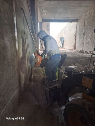 Beton işləri: Beton kəsimi və aşındırma xidməti - Armatur dolu monolit betonların — 8